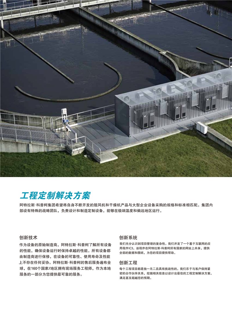 阿特拉斯無油離心式磁懸浮式鼓風(fēng)機(jī)ZBX系列110-250KW